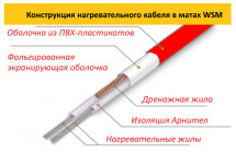 Нагревательный мат Warmstad WSM 300 Вт - 2,0 кв.м