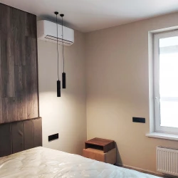 Установка кондиционера в два этапа