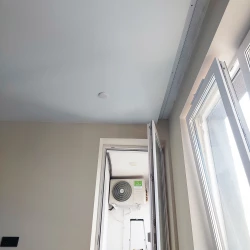 Установка кондиционера в два этапа