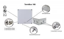Коробка универсальная монтажная TermBox160